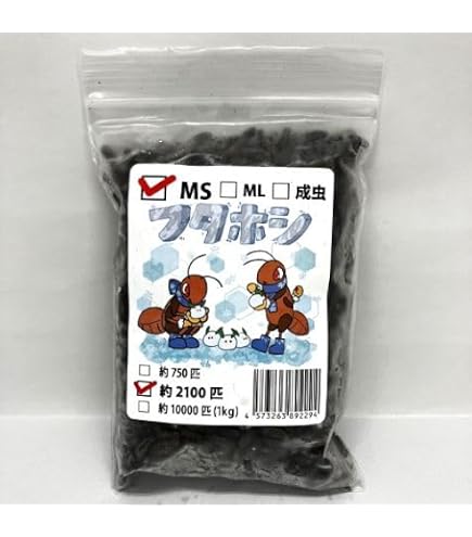 Amazon | 【邑楽ファーム・クール便発送】冷凍フタホシコオロギ MS